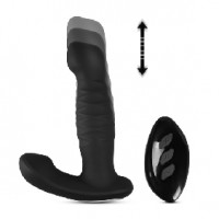 Prostate Massager with Thrusting Vibrating 10 Function Remote Control